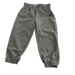 Adidas Athletic Baseball  Jogger Pants Youth Size XS Gray Elastic Waist